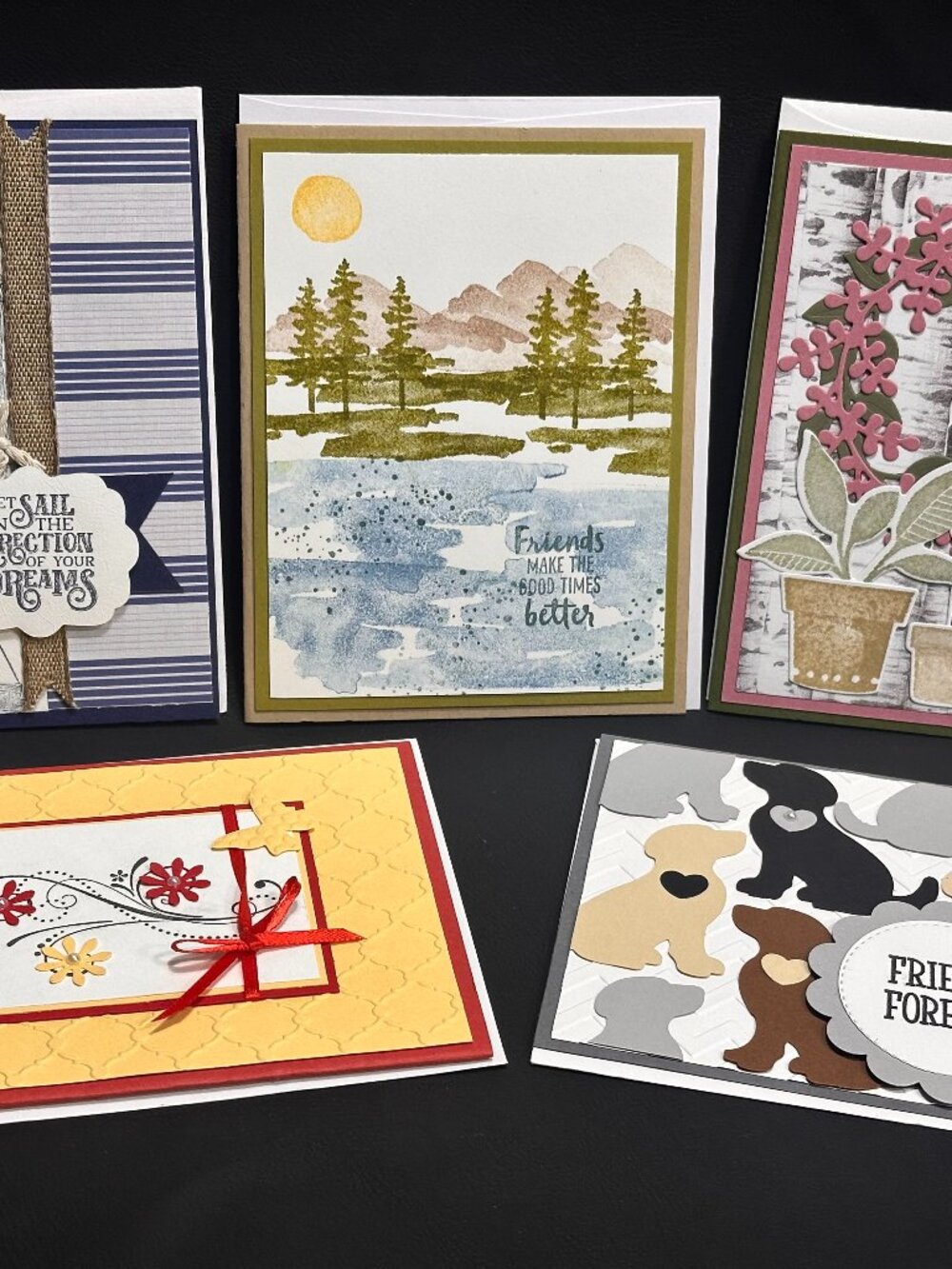 Hand made cards - blank inside so you can write your own greeting.